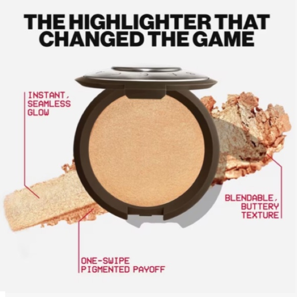 🆕Smashbox X BECCA Shimmering Skin Perfector Pressed Highlighter in Moonstone - Picture 2 of 8